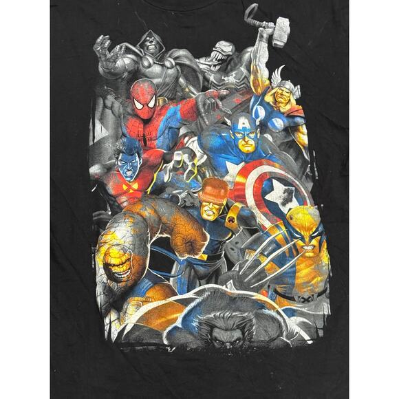 Vintage y2k Mad Engine Marvel Superhero TShirt - Picture 2 of 7